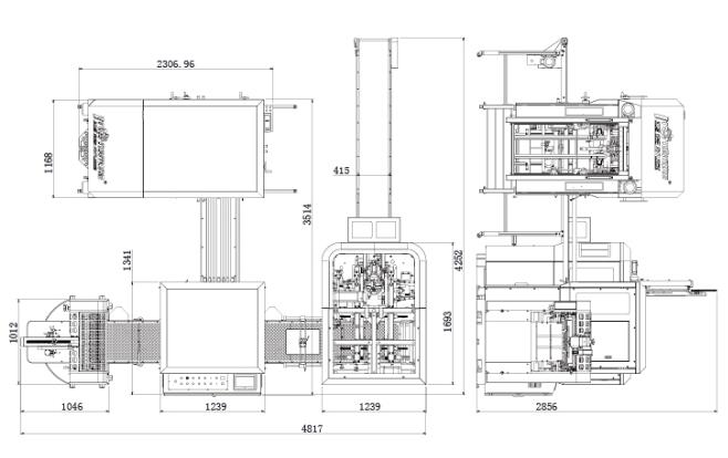 Rigid box making machine, Rigid box maker, Rigid box line